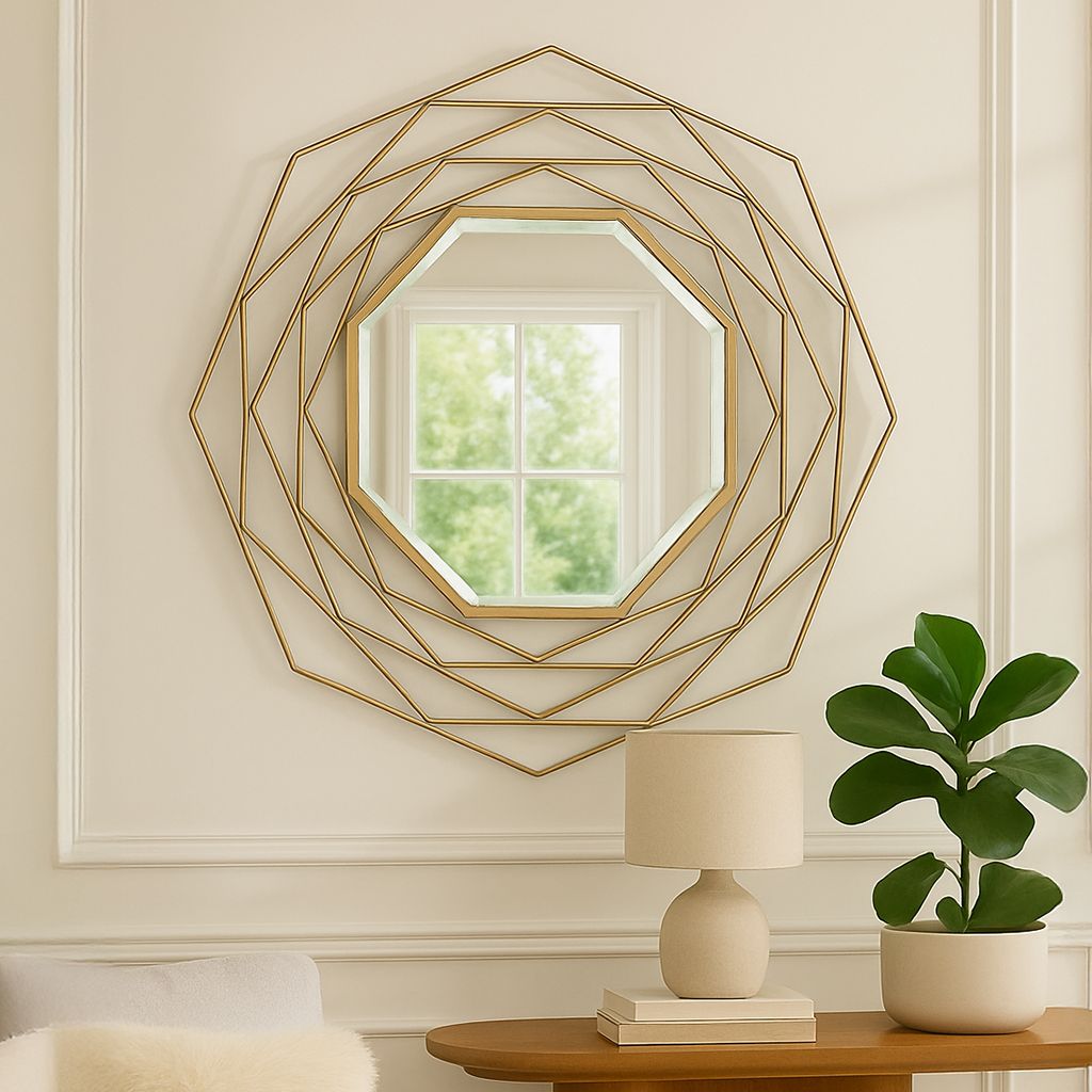 Geometric Wall Mirror