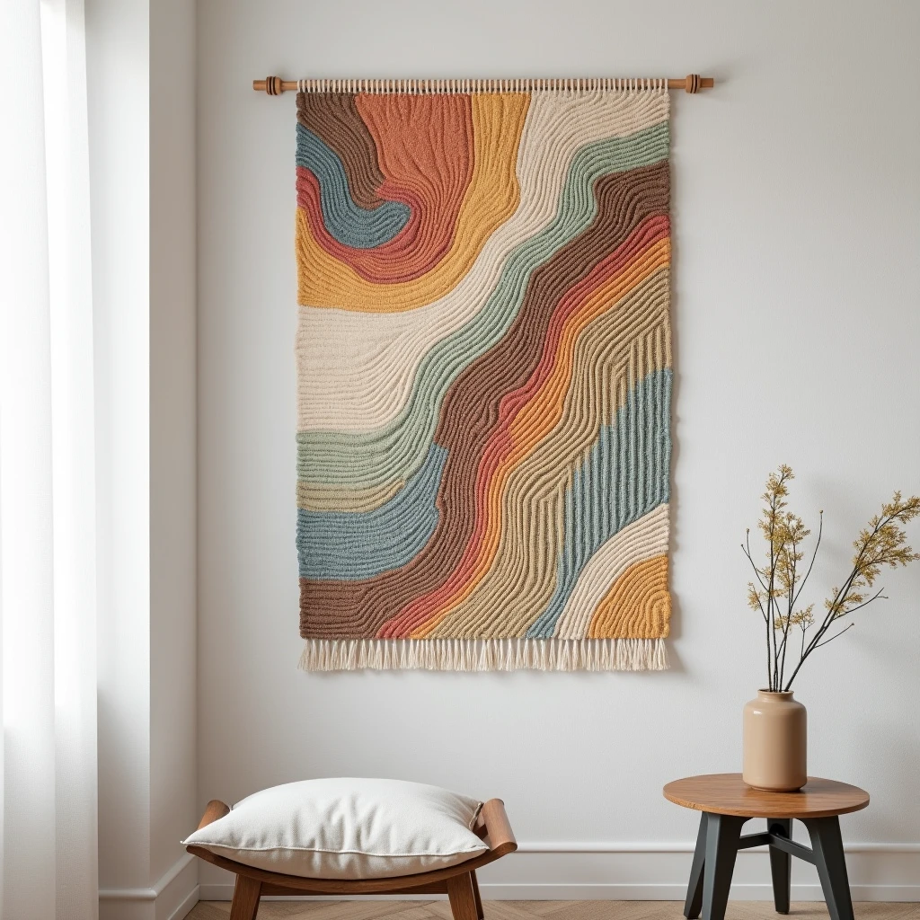 Woven Textile Wall Hanging